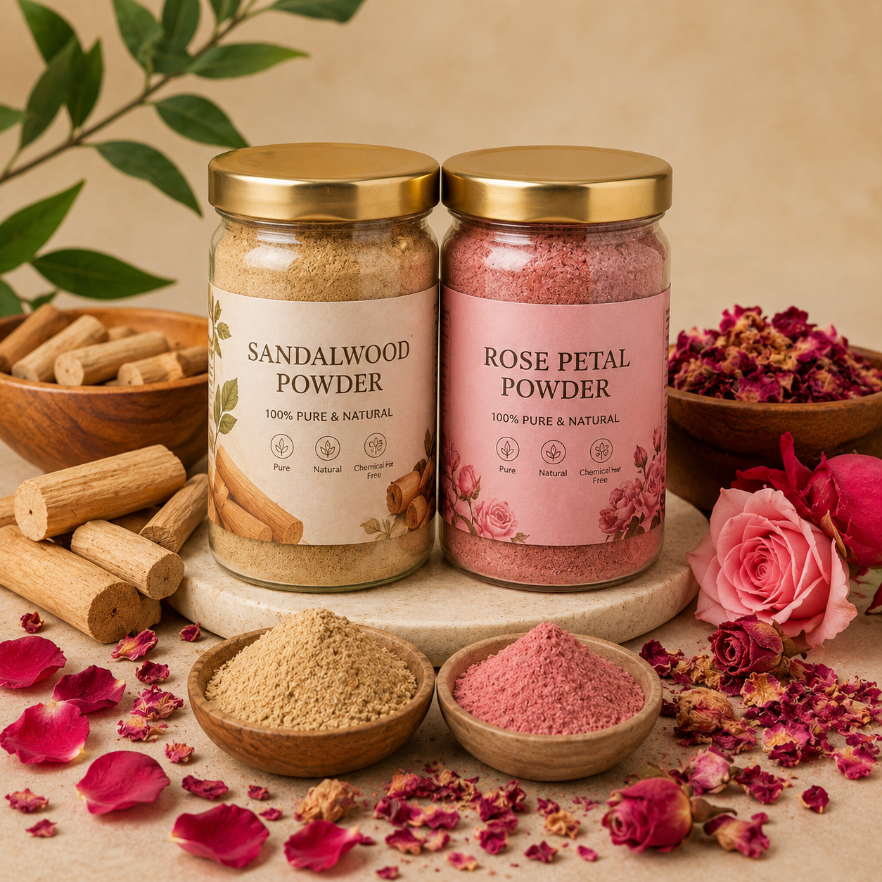 ✨Calm, Refresh & Nourish Your Skin with 100% Pure Sandalwood Powder🌸